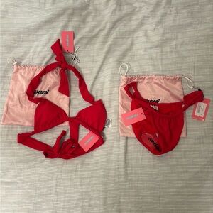 Edikted Red Bikini Set